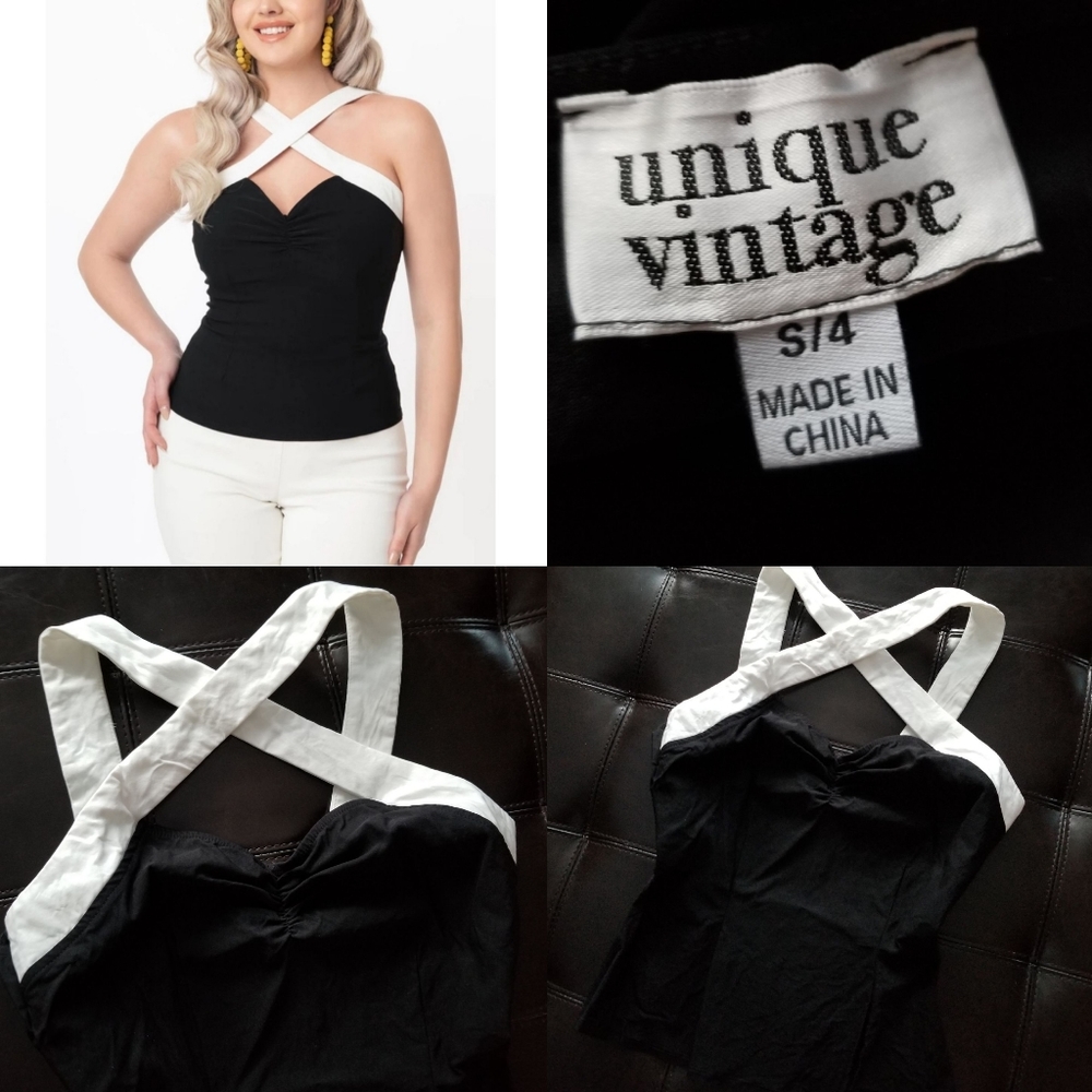 ❗Unique Vintage Retro Halter Top Small❗